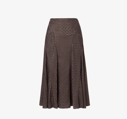 25 Jacquard lace camisole half skirt set