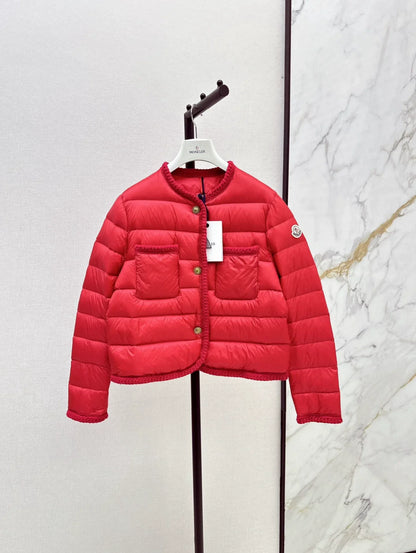 25fw Knitted and spliced down jacket
