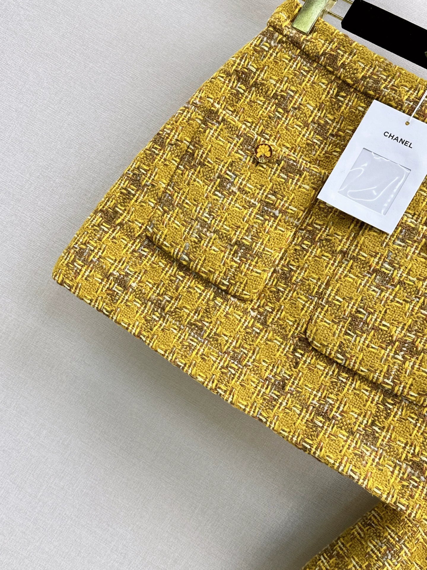 25fw Weaving A-line skirt