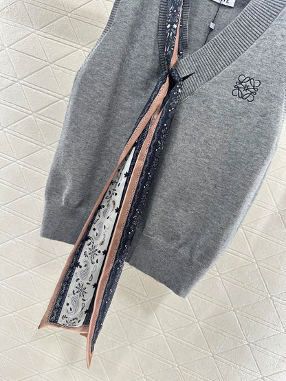 25 Scarf Knit Vest
