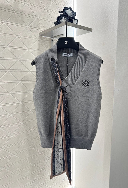 25 Scarf Knit Vest