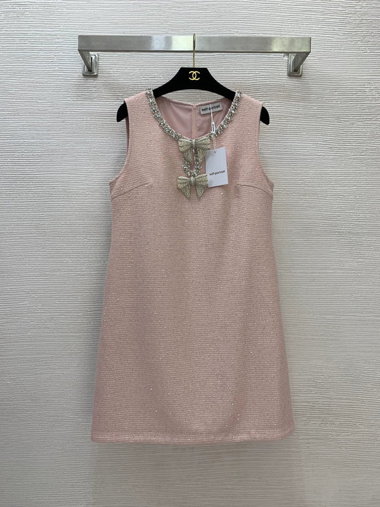 25fw Bow brooch decorative skirt