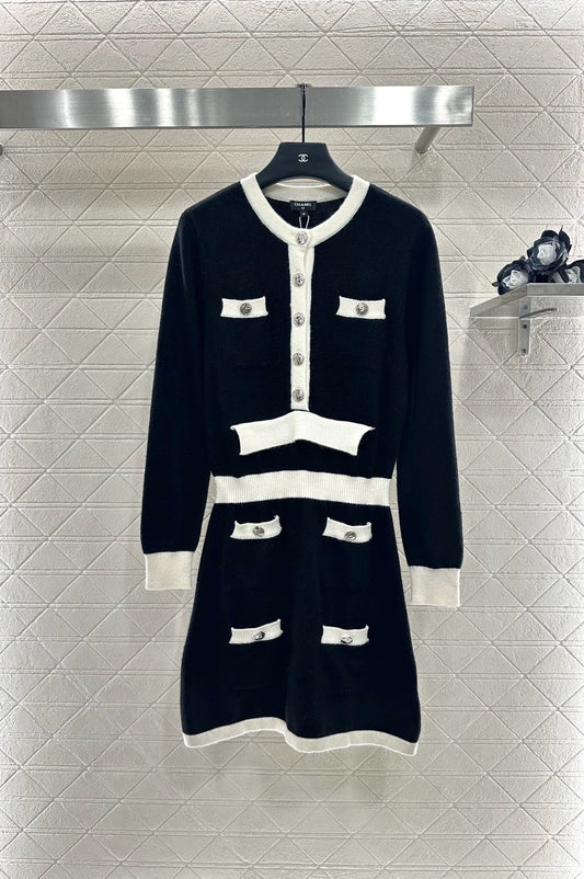 25fw knitted dress