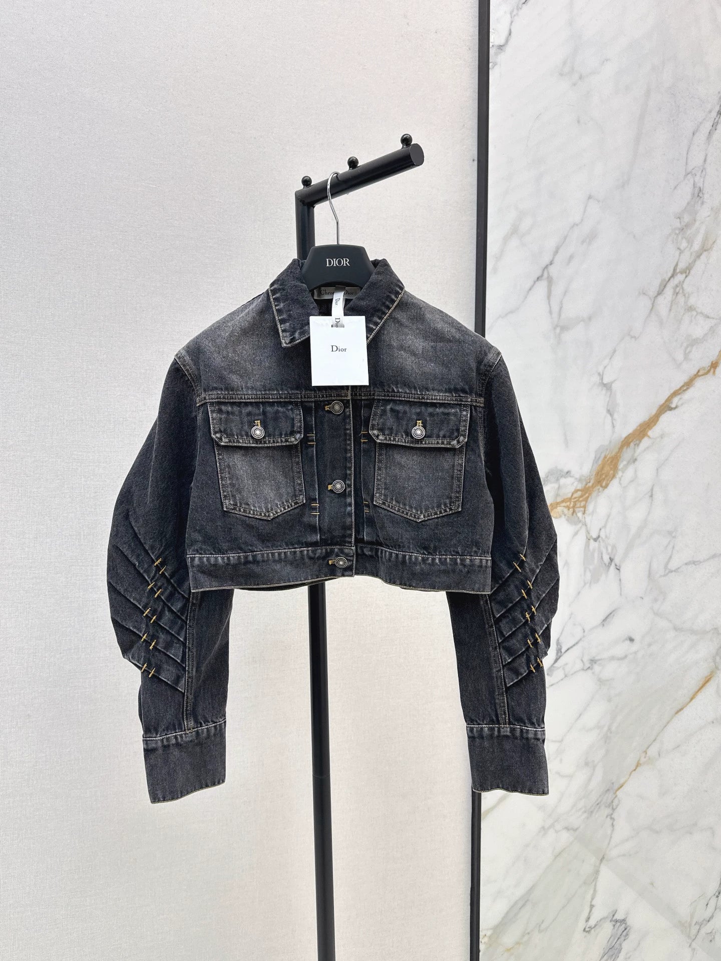 25fw Short denim jacket