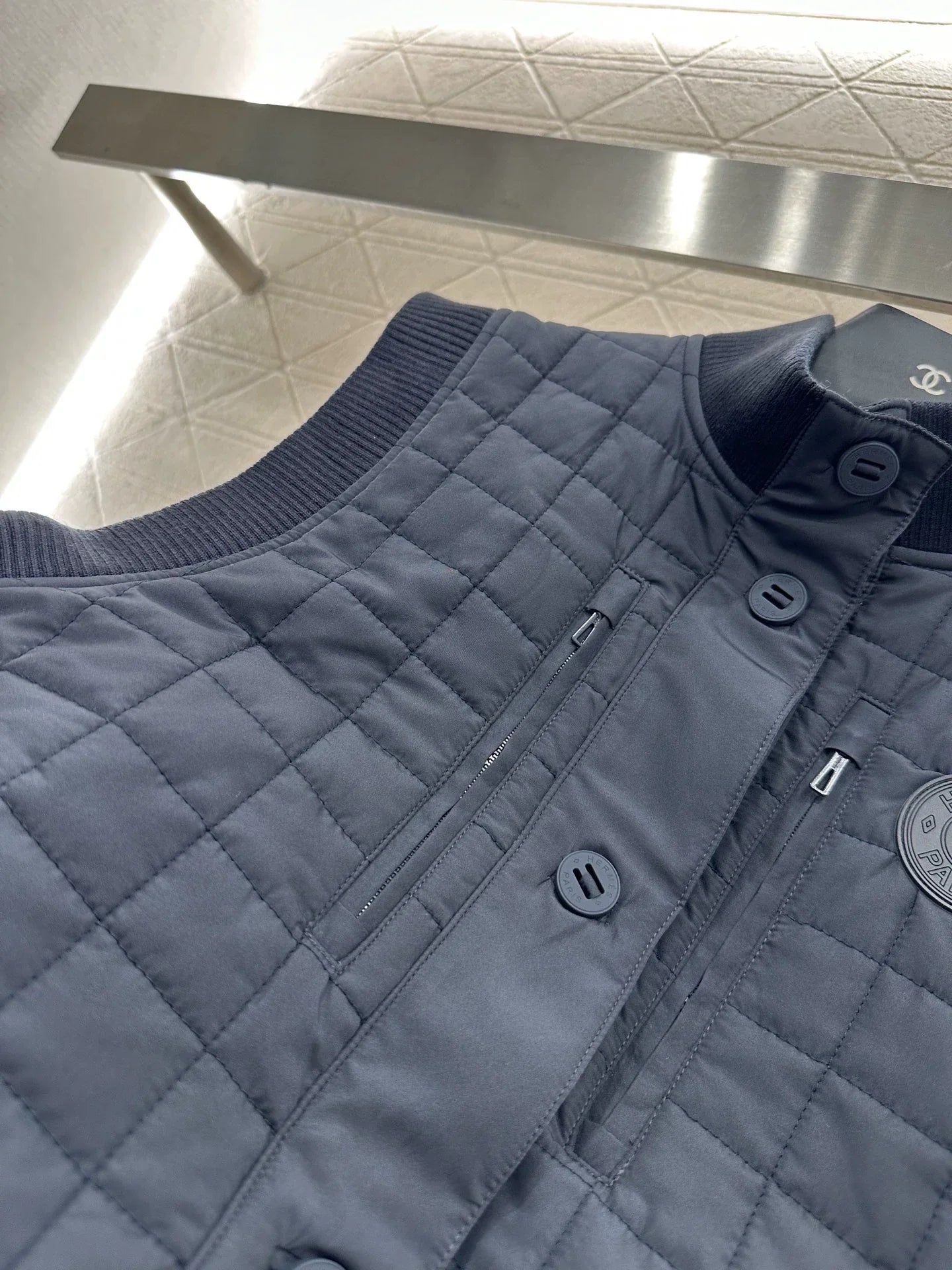 2025 Plaid down cotton jacket vest