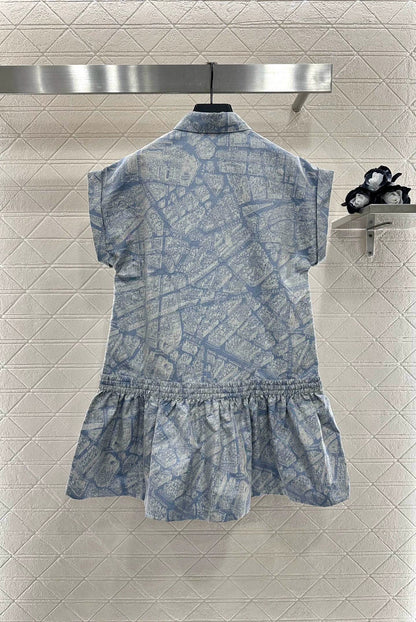 D 25 jacquard dress
