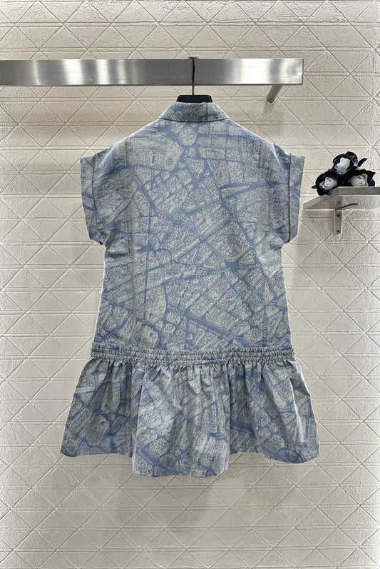 D 25 jacquard dress