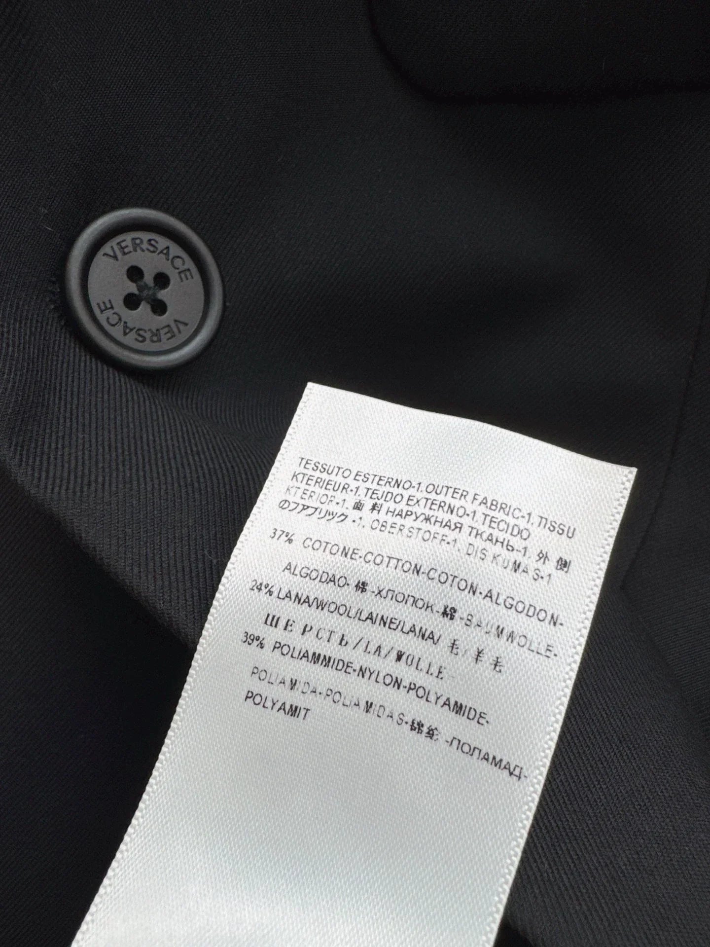 25fw Silhouette suit jacket+waist chain trousers