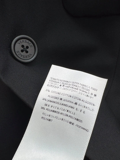25fw Silhouette suit jacket+waist chain trousers