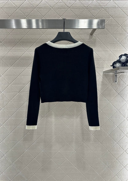 25fw Strap knit cardigan