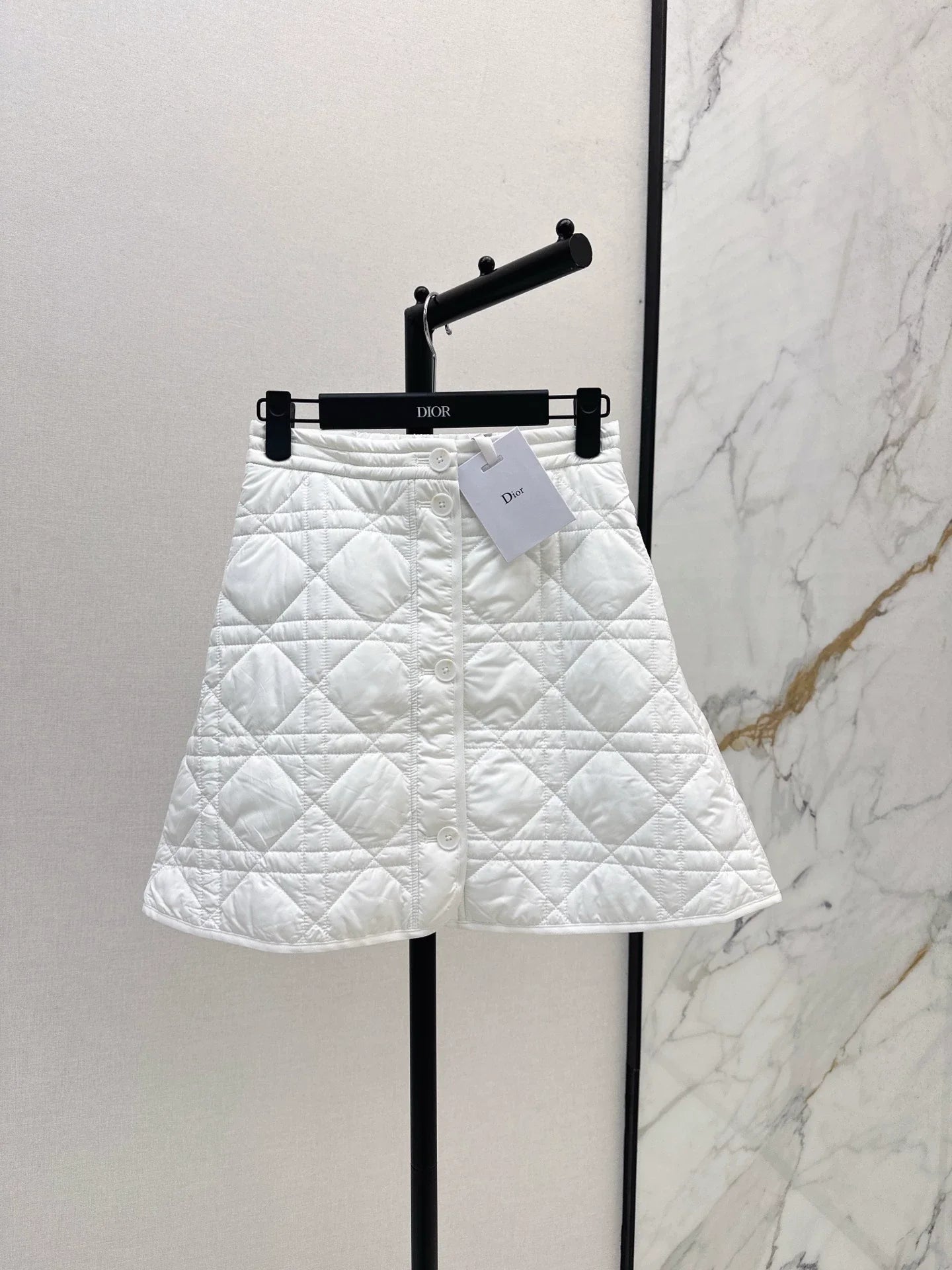25fw Cotton padded short skirt
