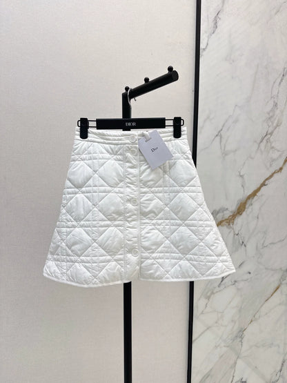 25fw Cotton padded short skirt