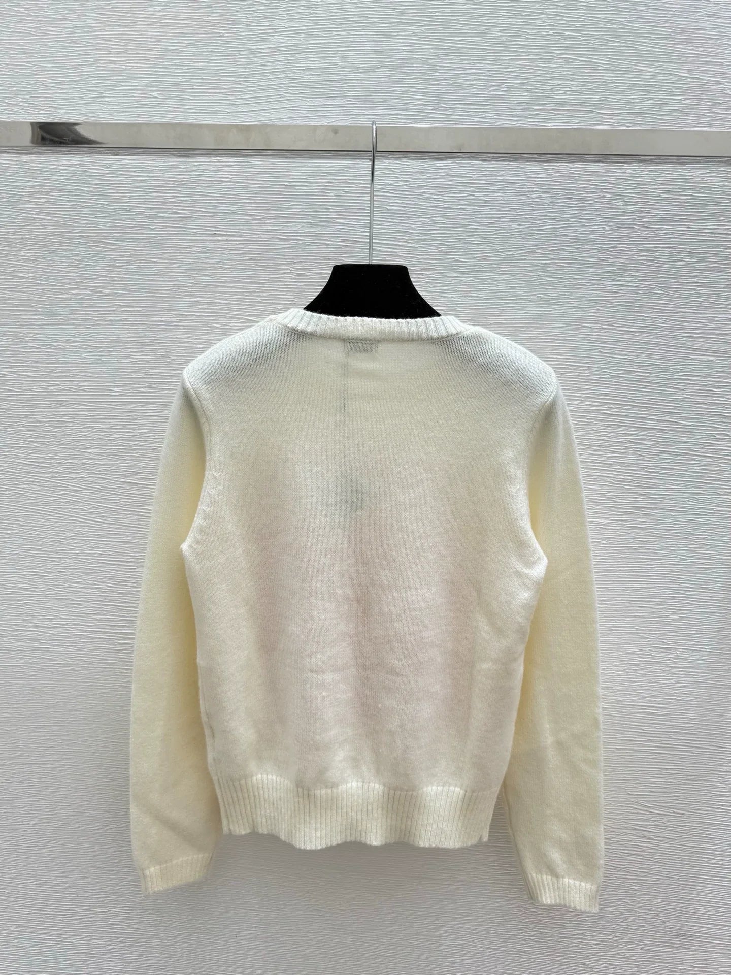 25fw Embroidered letter sweater