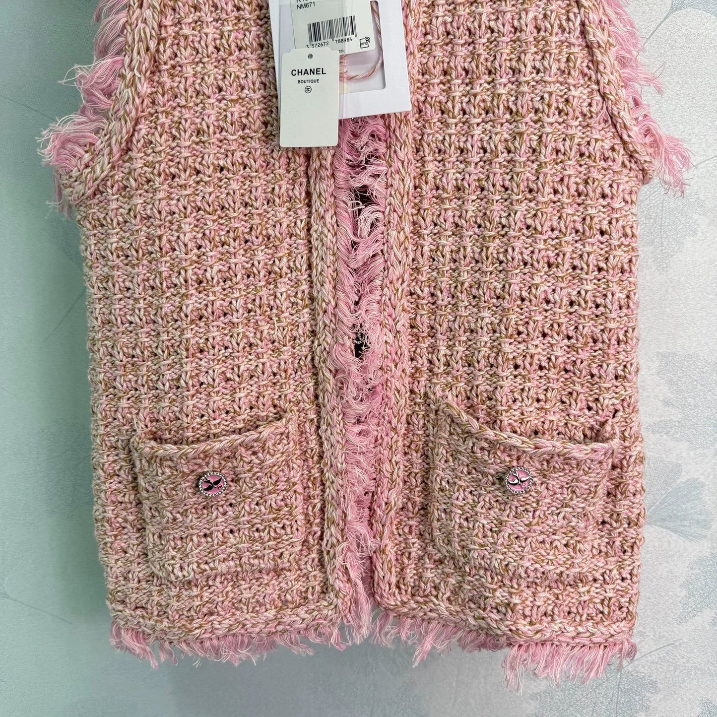 2025 fringed knitted vest