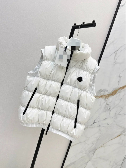 25 Collar decoration down vest