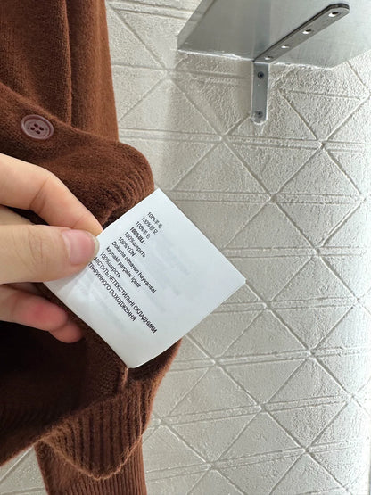 25fw Collar knit cardigan