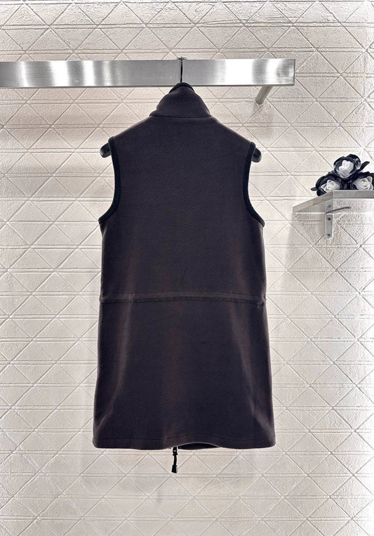 Mi 25 Zippered workwear polar fleece vest dress