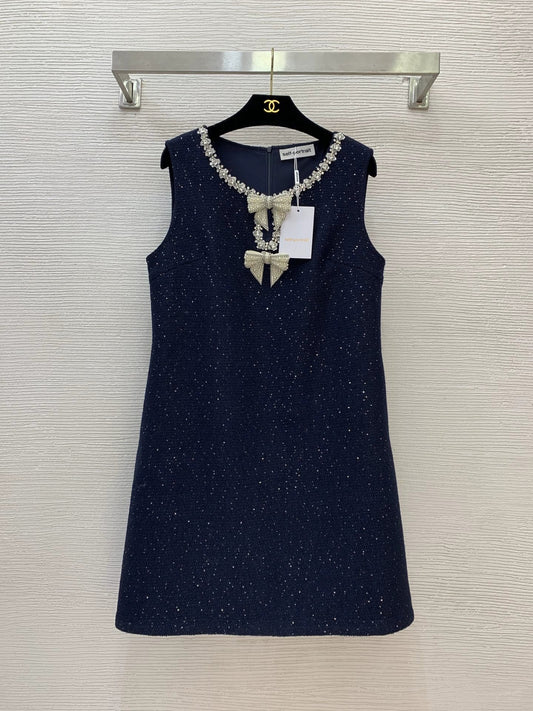 25fw Bow brooch decorative skirt