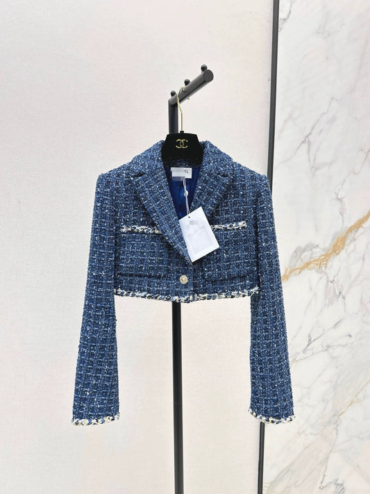 25fw Coarse woolen short jacket
