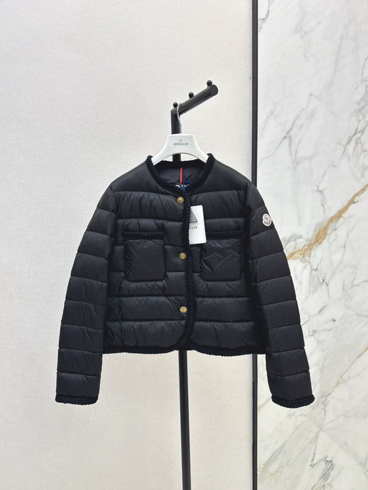 25fw Knitted and spliced down jacket