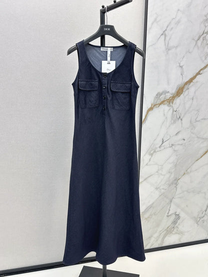 25fw Cowboy vest dress