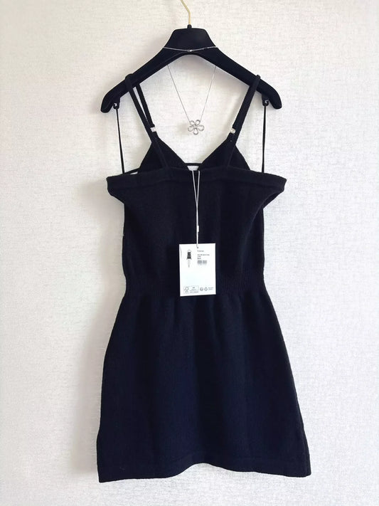 25fw Knitted camisole dress