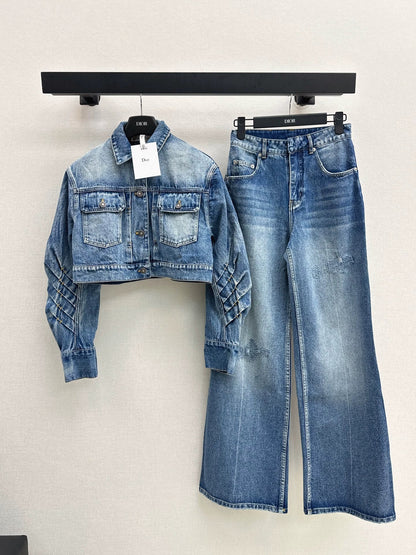 25fw Short denim jacket
