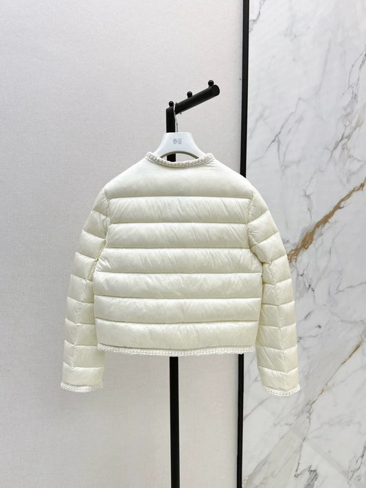 25fw Knitted and spliced down jacket