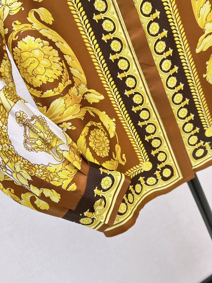 2025 Printed silk shirt