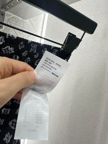 25fw Jacquard straight leg pants