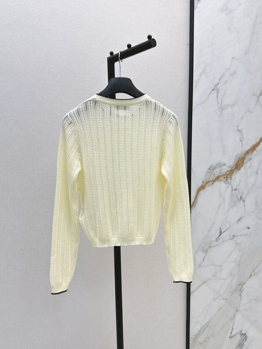 25fw Long sleeved knitted sweater