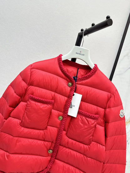25fw Knitted and spliced down jacket