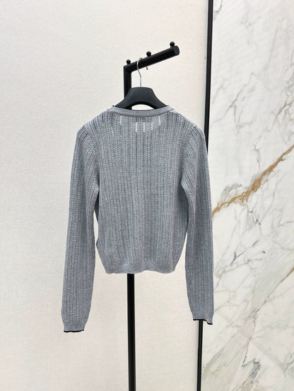 25fw Long sleeved knitted sweater