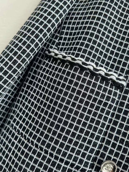 25C Check Woven Jacket