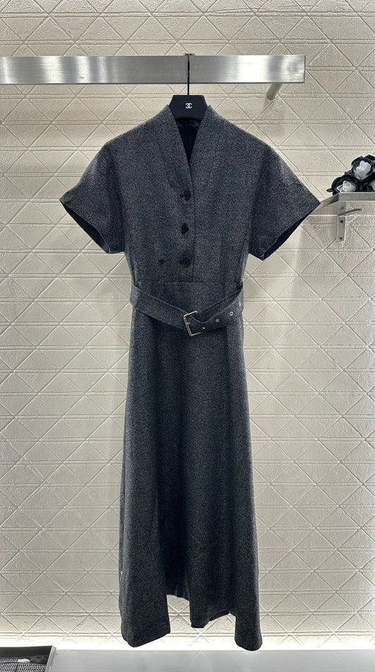25fw Belt silhouette dress