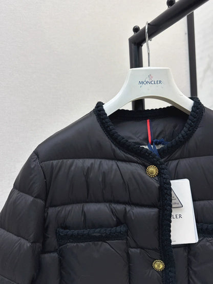 25fw Knitted and spliced down jacket