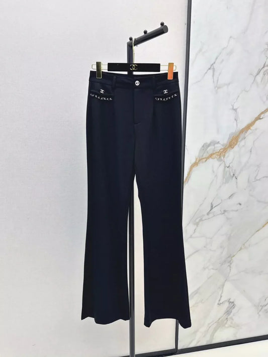 25fw Trumpet black pants