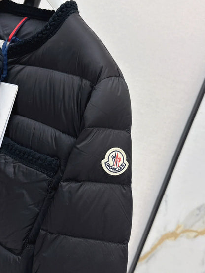 25fw Knitted and spliced down jacket