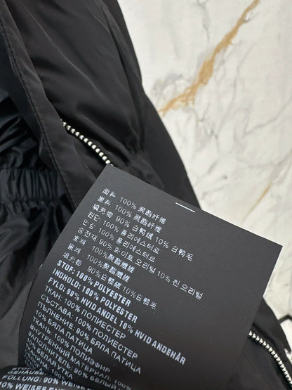 25fw Waist down jacket