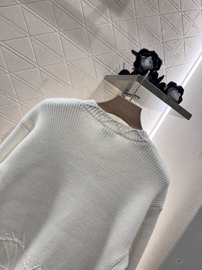 25fw  Lingge pocket knitted cardigan