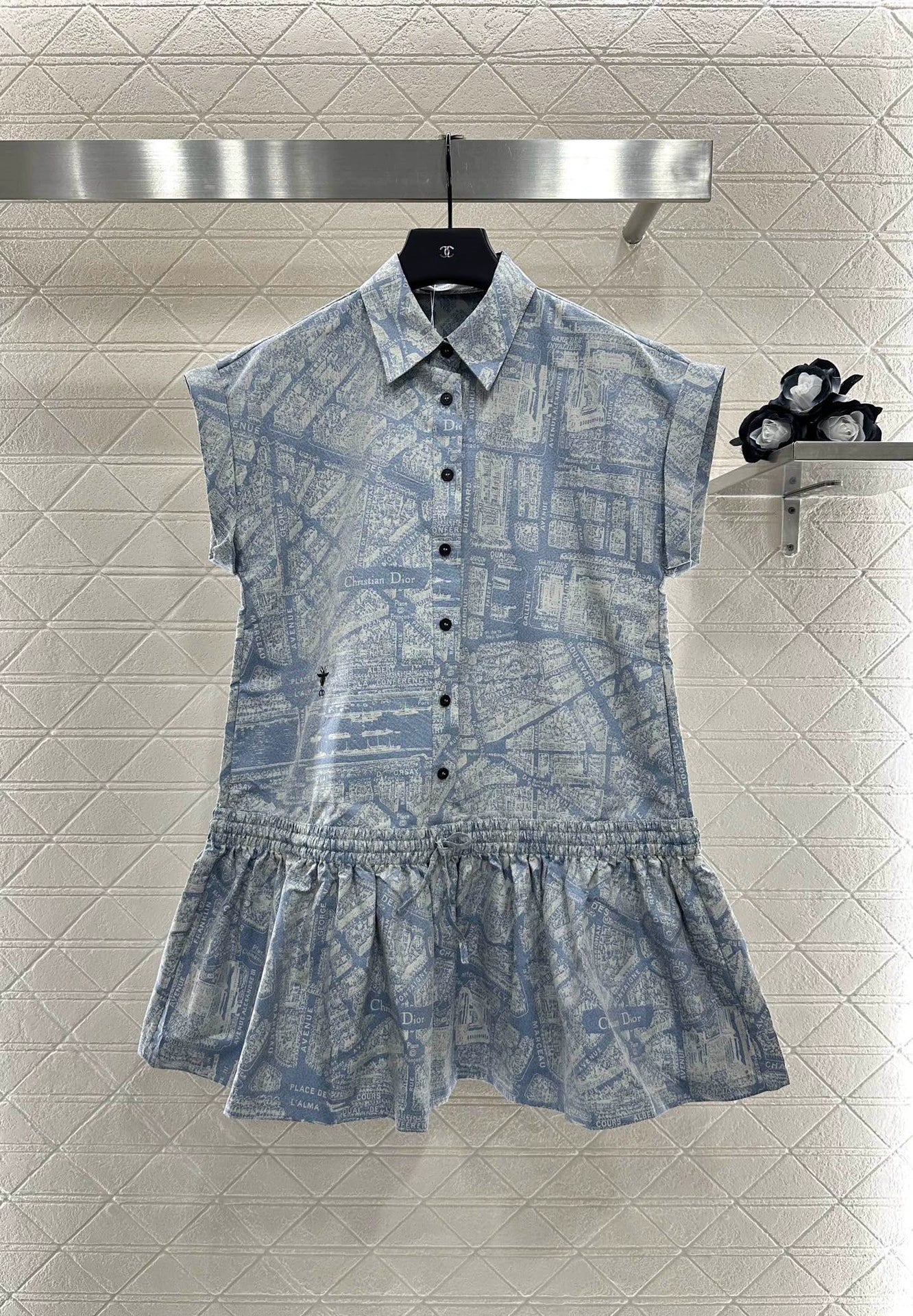 D 25 jacquard dress