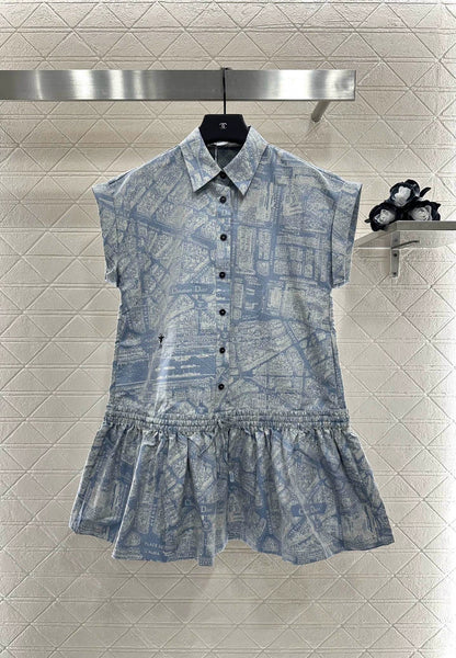 D 25 jacquard dress