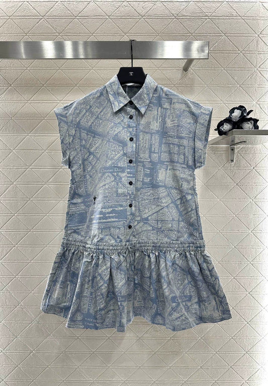 D 25 jacquard dress