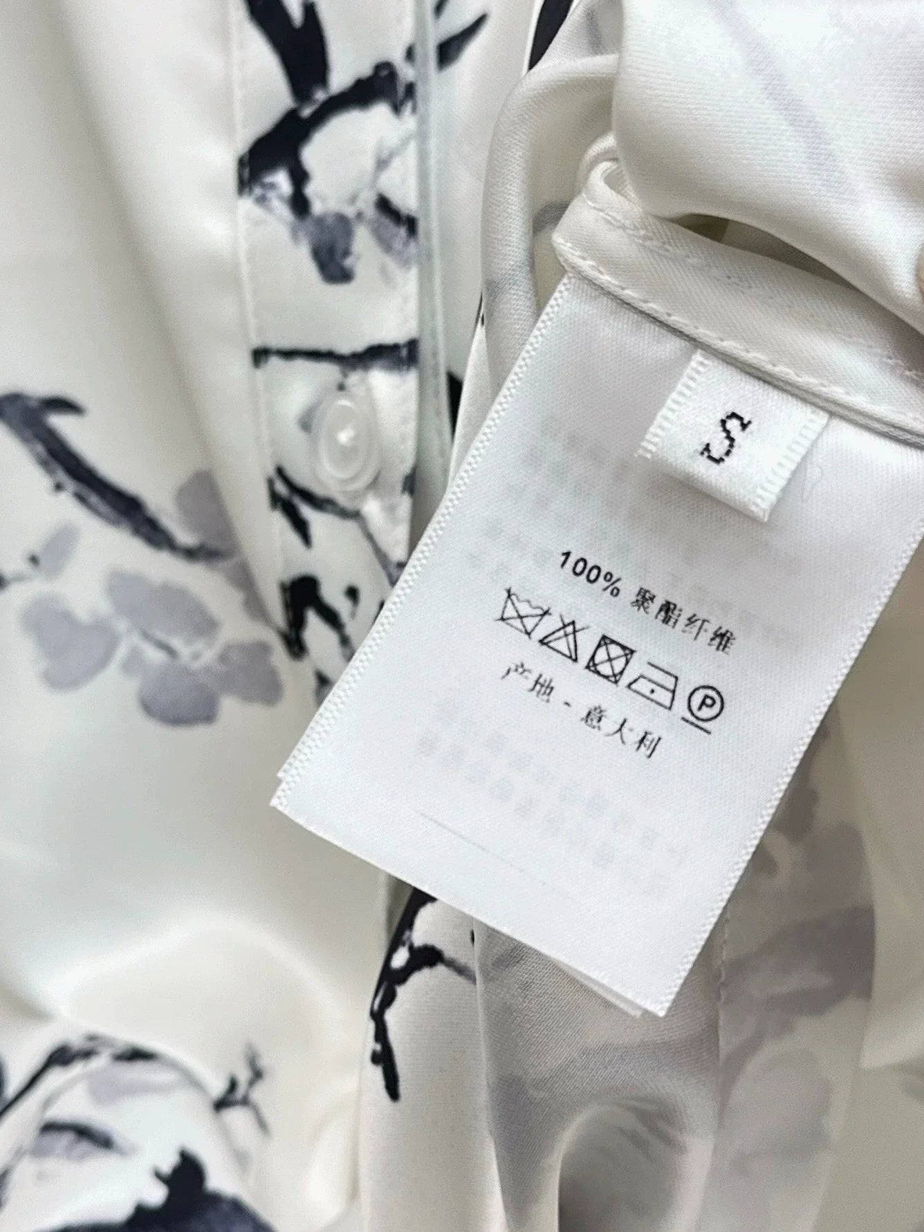 25fw Shirt+buckle decoration straight leg pants