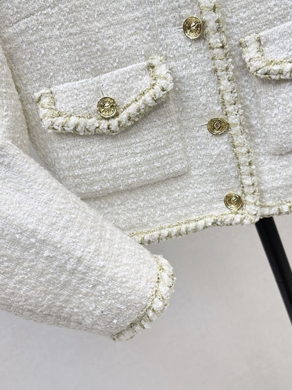 25fw Double pocket decorative border small jacket