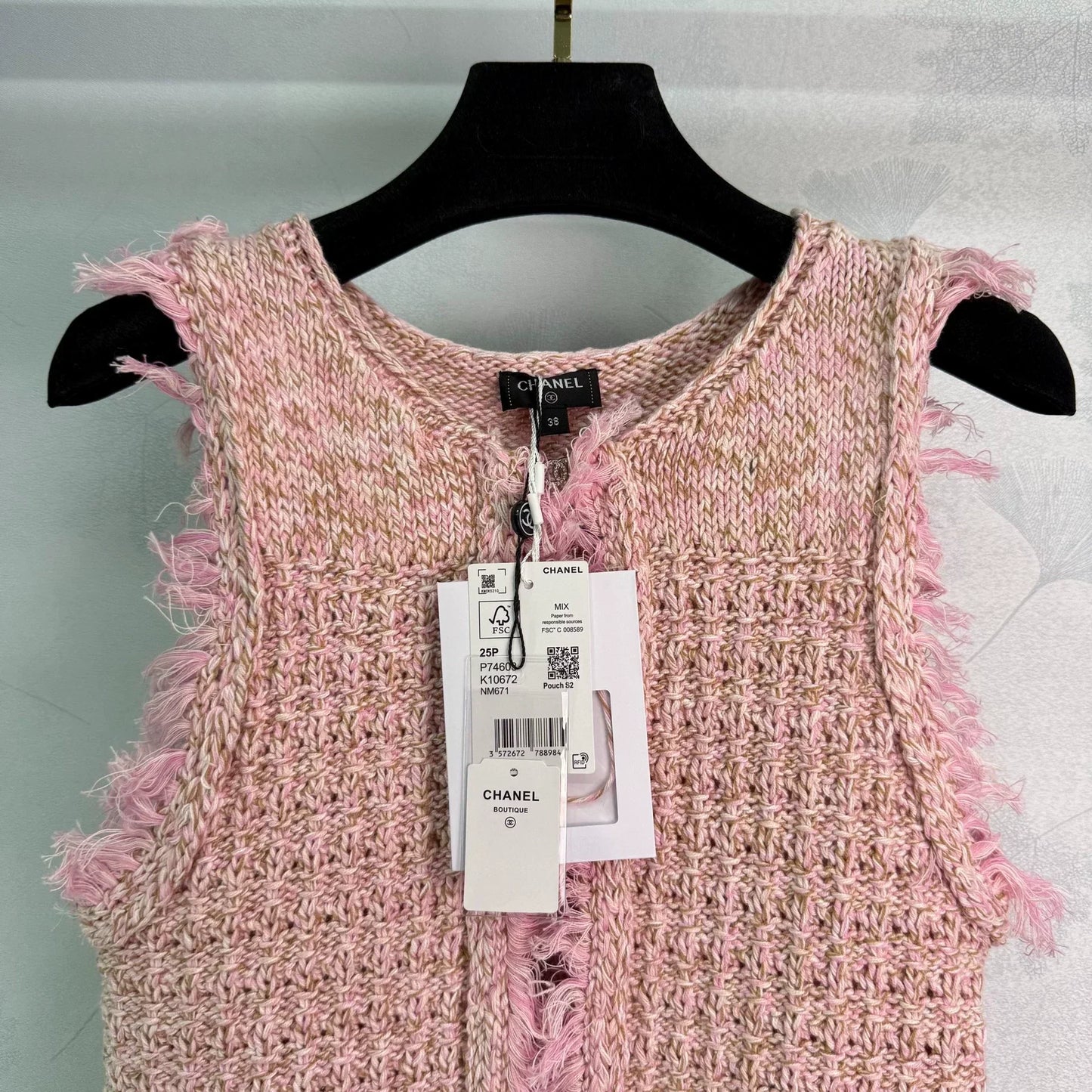 2025 fringed knitted vest