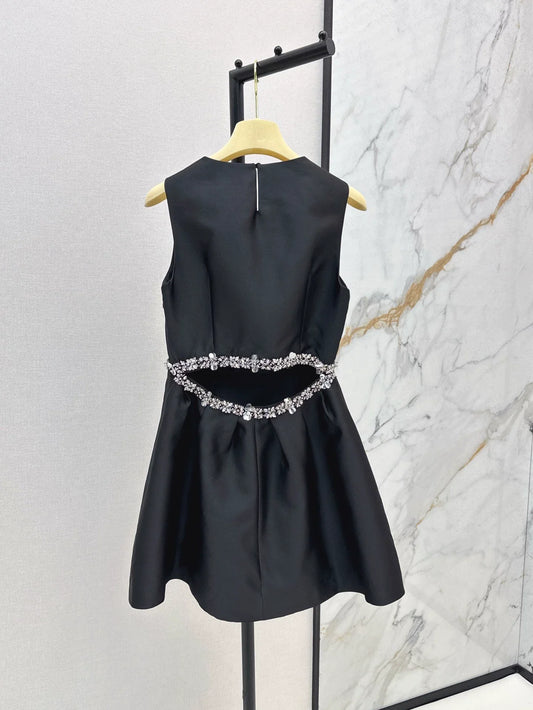 25fw Sequined sleeveless dress