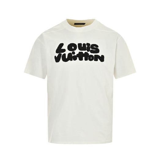 Towel embroidered letter short sleeves
