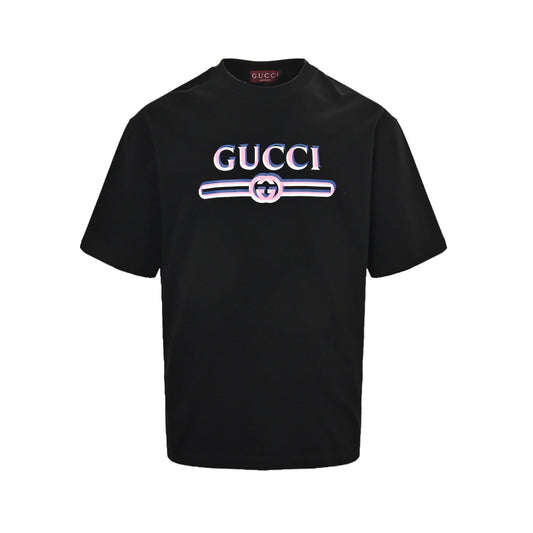 Ghost belt logo print short sleeves