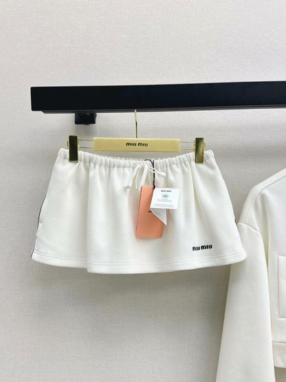 25 Spring and Summer New Suit Lapel Jacket + Skirt